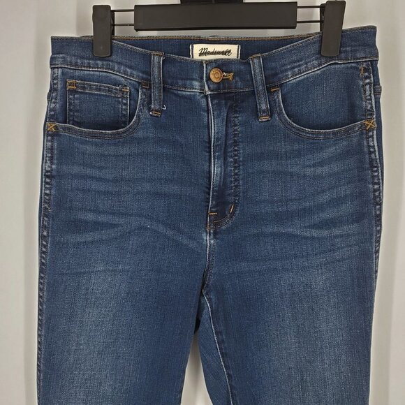 Madewell 10" High Rise Roadtripper Supersoft Jeans In Playford Wash Size 26 - Picture 3 of 11